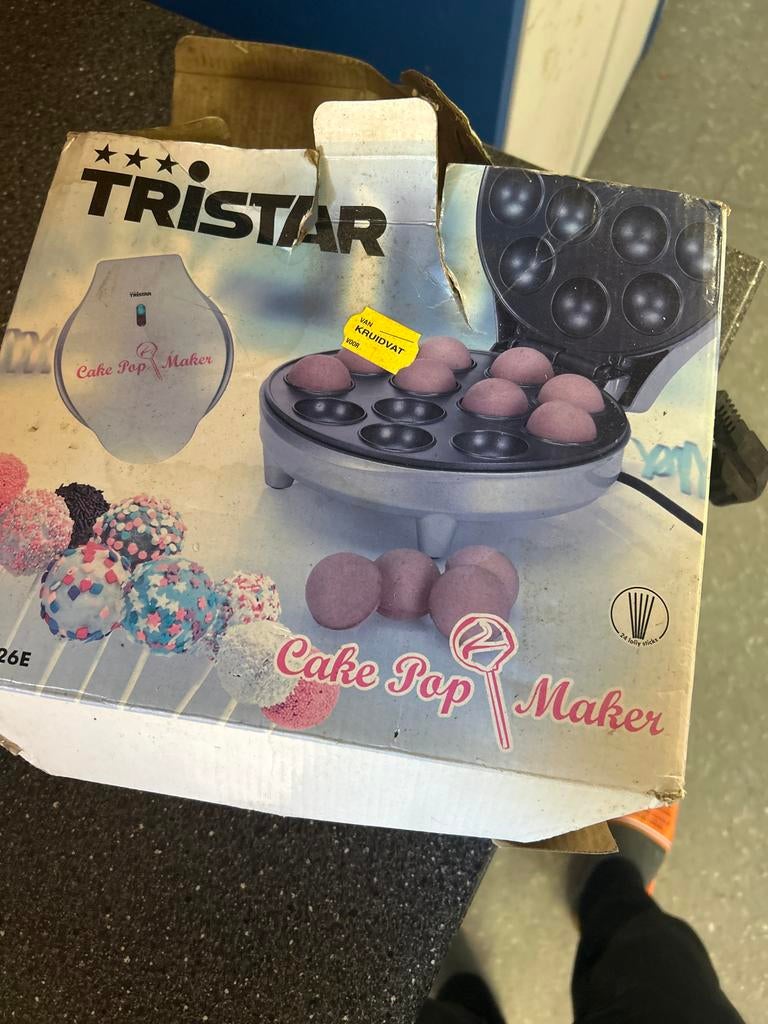 Tristar Cake Pop Maker - Maak heerlijke cake pops!, Ophalen of Verzenden, Gebruikt