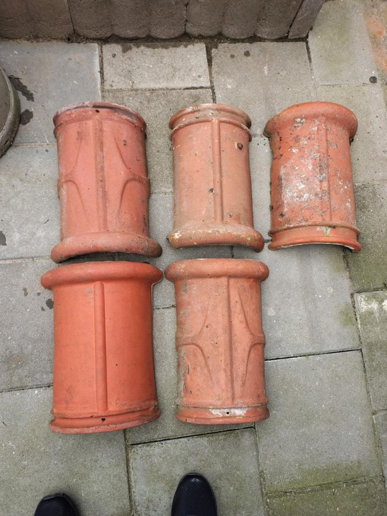 5 nokvorsten, Ophalen, Gebruikt, Steen of Klei, 15 m² of meer