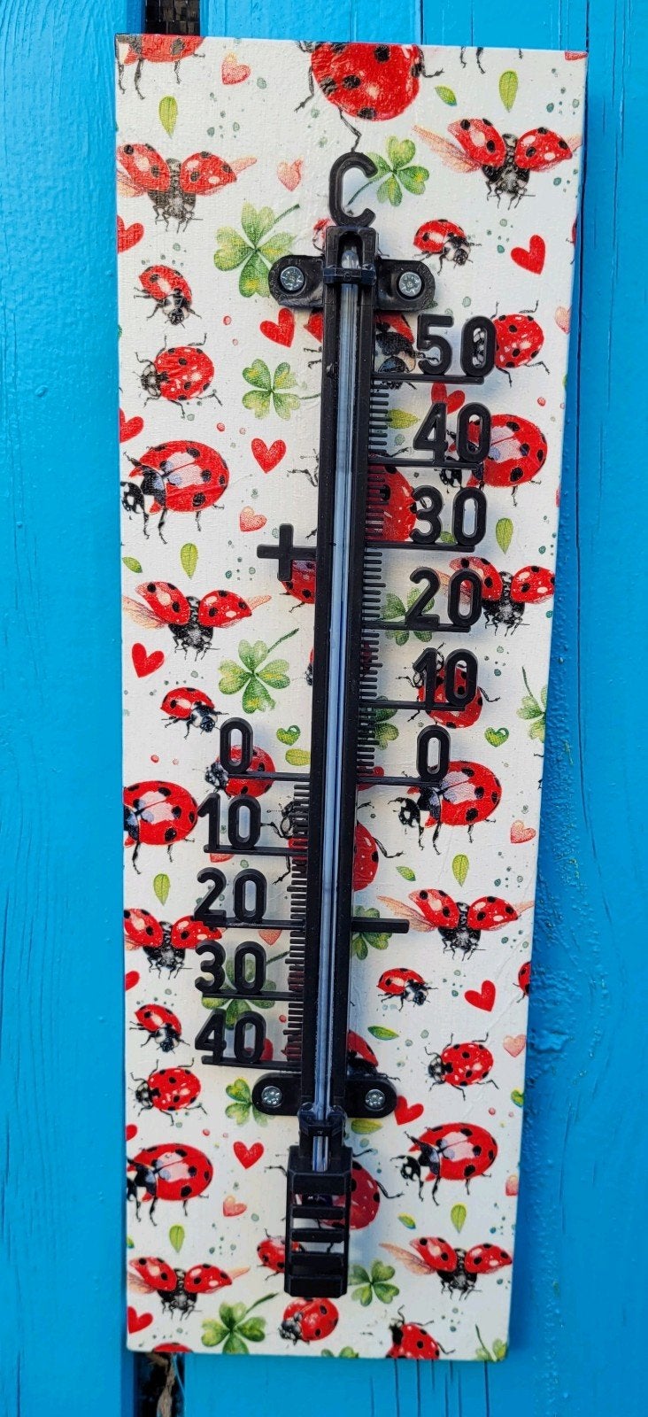 buitenthermometer 4 verschillende, Buitenthermometer, Ophalen of Verzenden, Nieuw, Hout