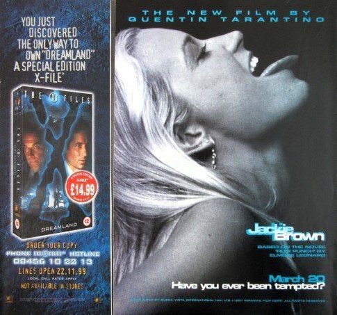 18 oude advertenties reclames films videos 91-15 film video, Ophalen of Verzenden, Gebruikt