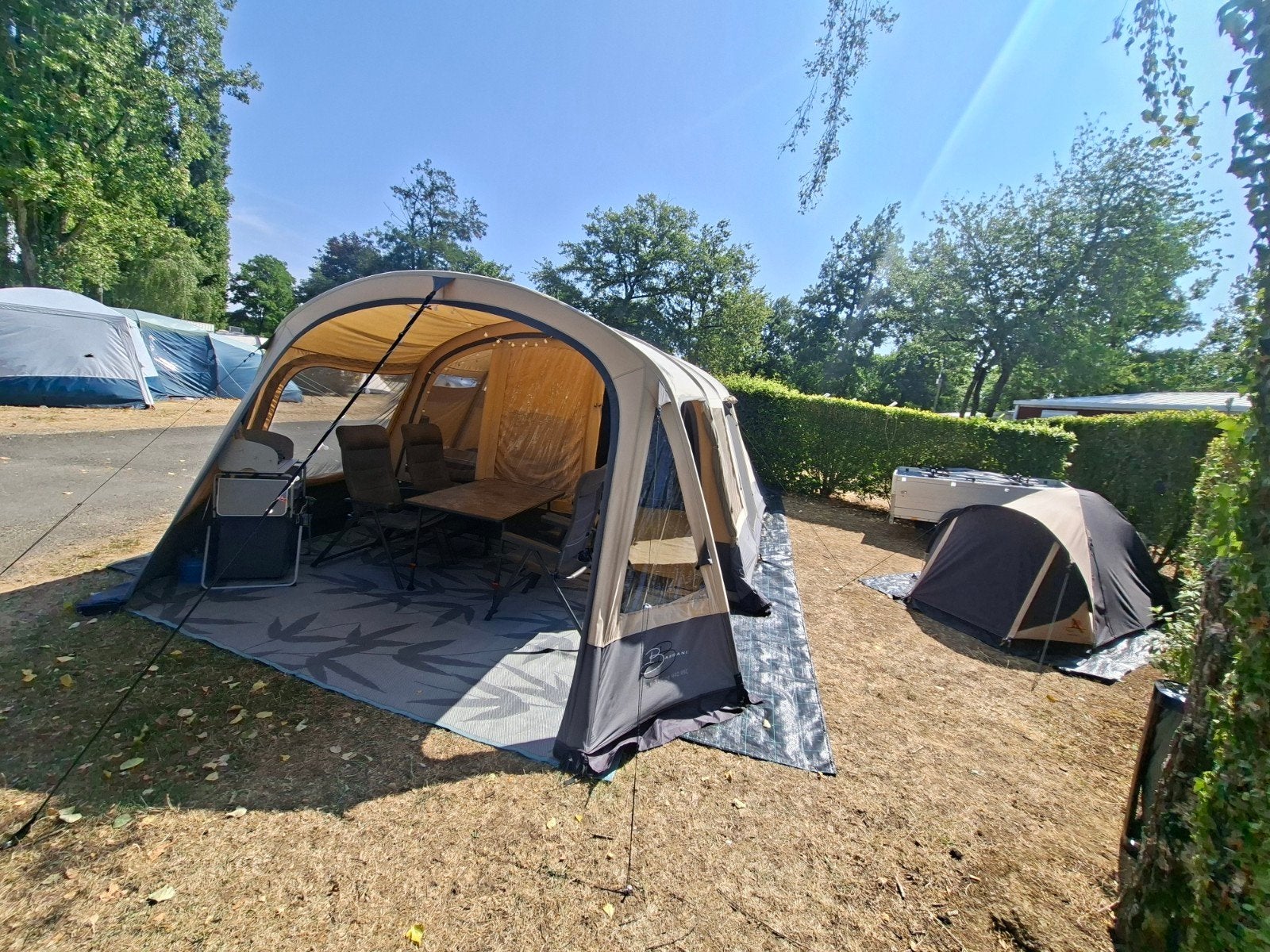 Bardani RSC 440 met Anssems aanhangwagen met fietsendragers, Caravans en Kamperen, Tenten, Ophalen