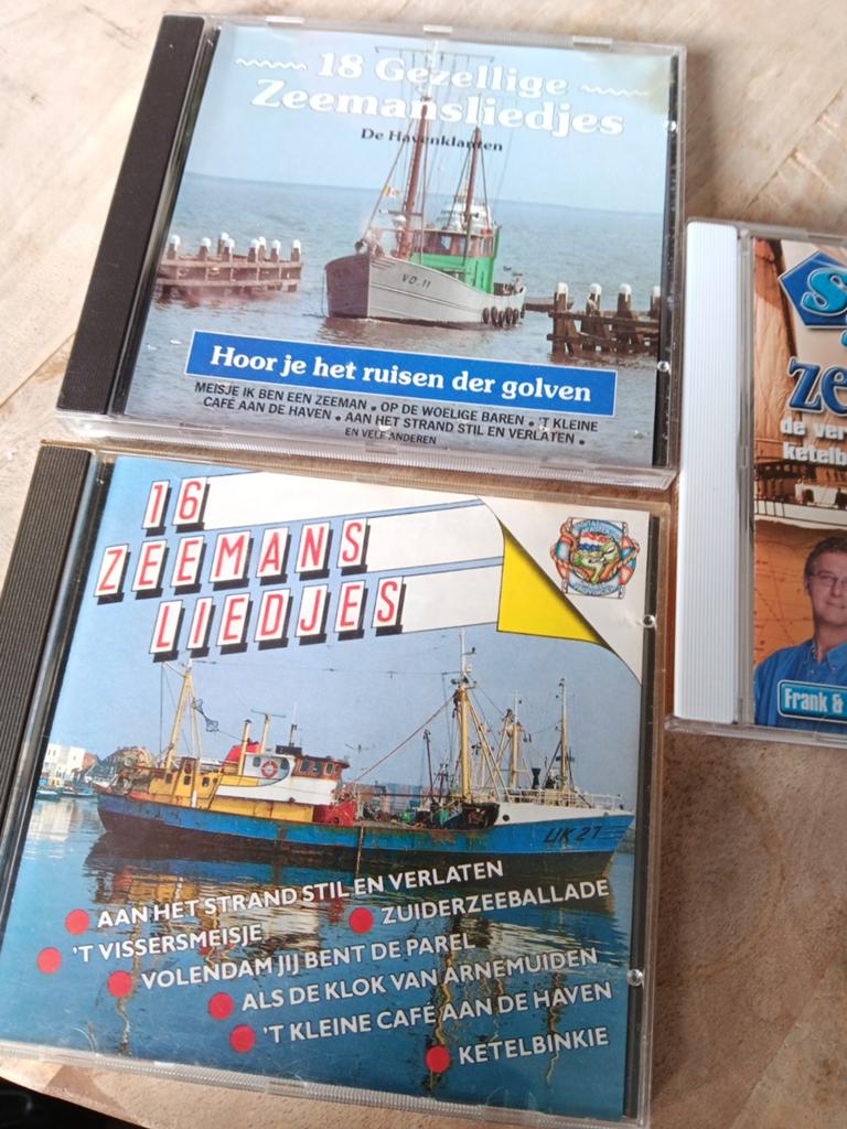Zeemansliedjes CD's - Diverse artiesten, Ophalen of Verzenden, Gebruikt, Levenslied of Smartlap