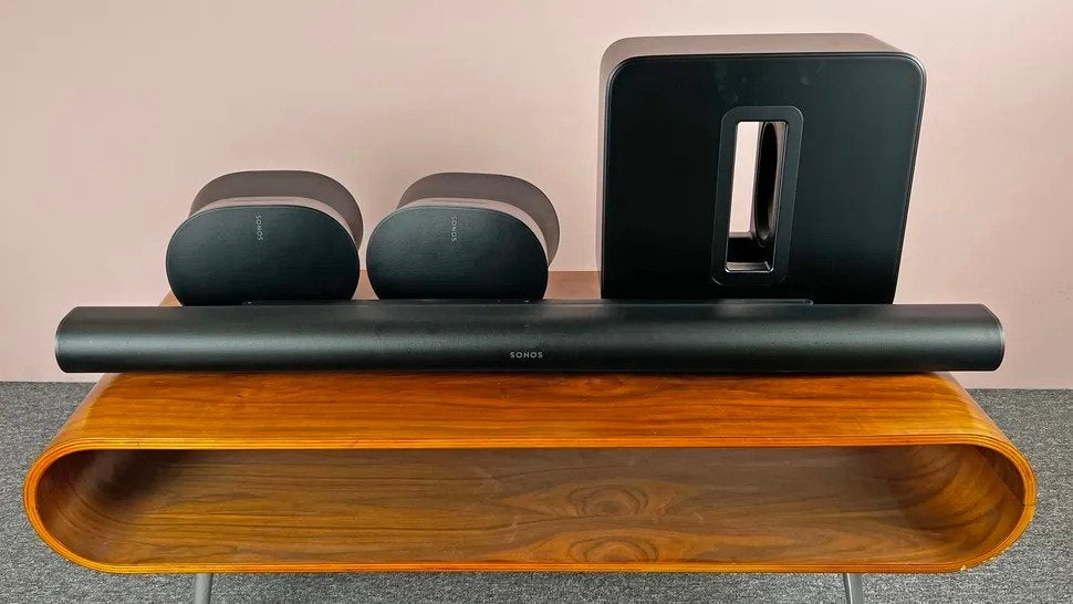 NIEUW Sonos Ultieme Meeslepende Set Arc Ultra+Sub 4+Era 300, Overige merken, Soundbar, 70 watt of meer, Nieuw