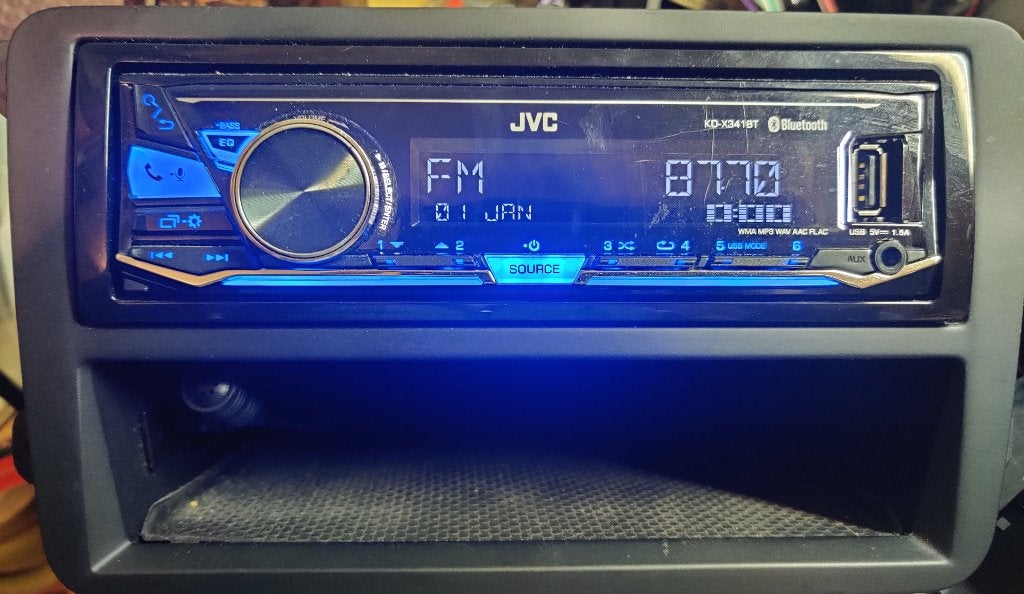 3x Autoradio voor Golf 5/6 en Polo JVC KD-X341BT, Auto diversen, Ophalen of Verzenden, Zo goed als nieuw