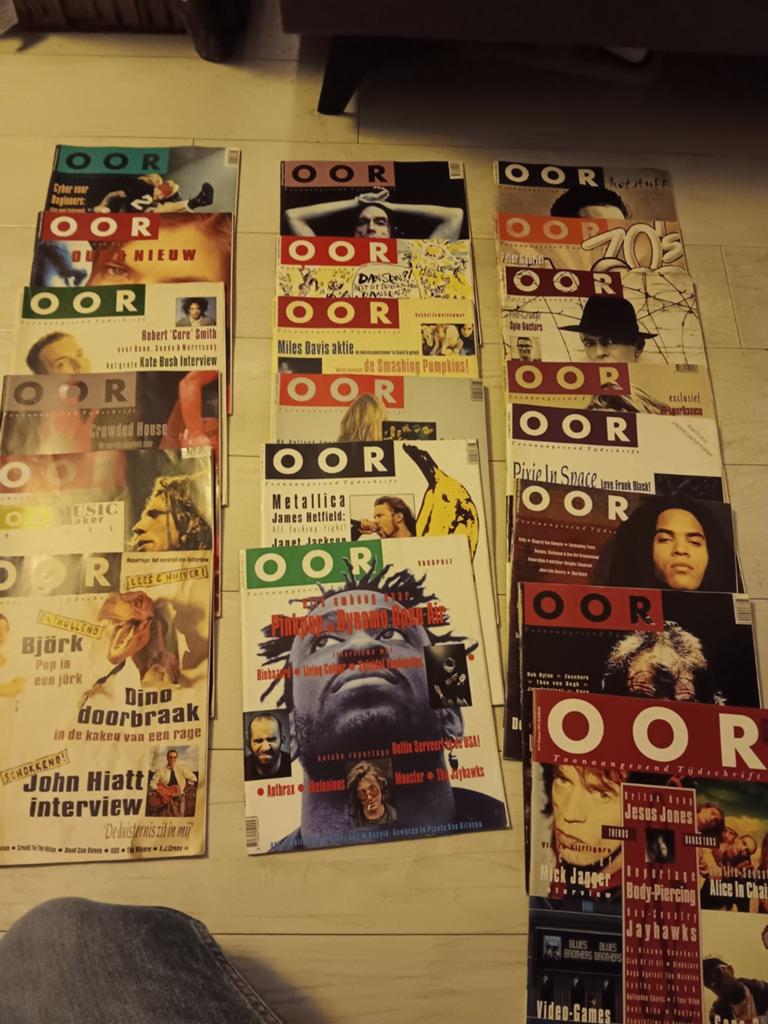 Oor magazine.s 1993 tijdschriften 20 x nieuwstaat, Boeken, Tijdschriften en Kranten, Ophalen of Verzenden, Zo goed als nieuw, Muziek, Film of Tv