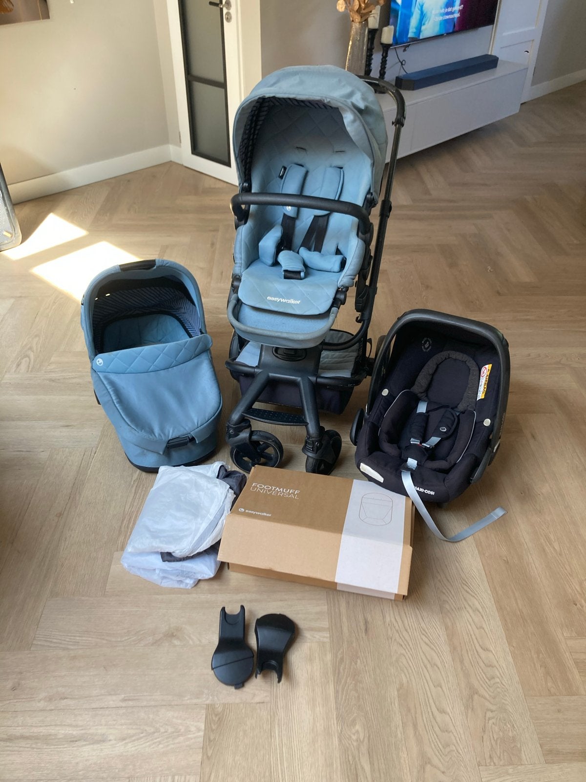 Easywalker Harvey 2 Combiwagen met Maxi-Cosi, Zo goed als nieuw, Combiwagen, Met autostoeltje, Ophalen