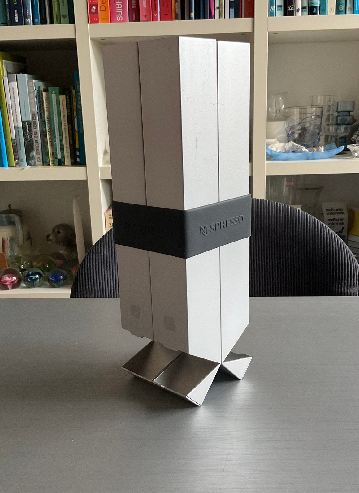 Nespresso PIXIE aluminium capsulehouder voor 40 capsules, Overige typen, Ophalen of Verzenden, Gebruikt