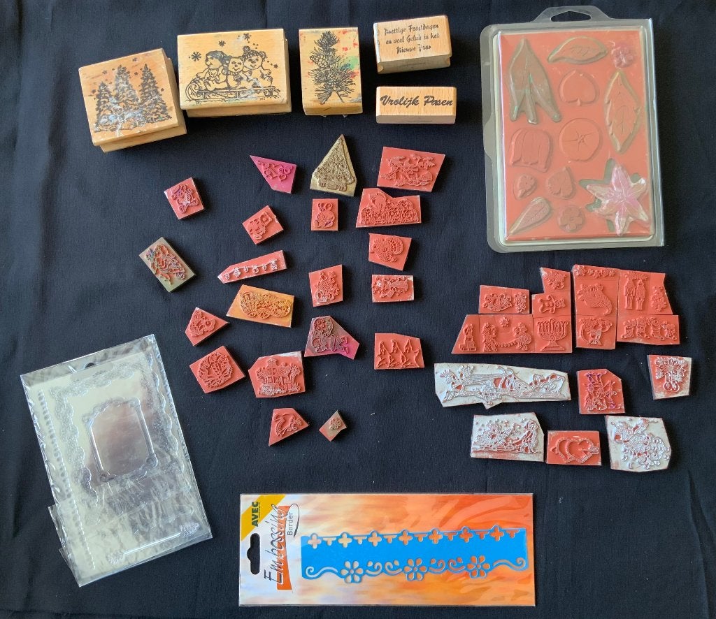 Meer dan 60 stempels, Ophalen, Houten stempel