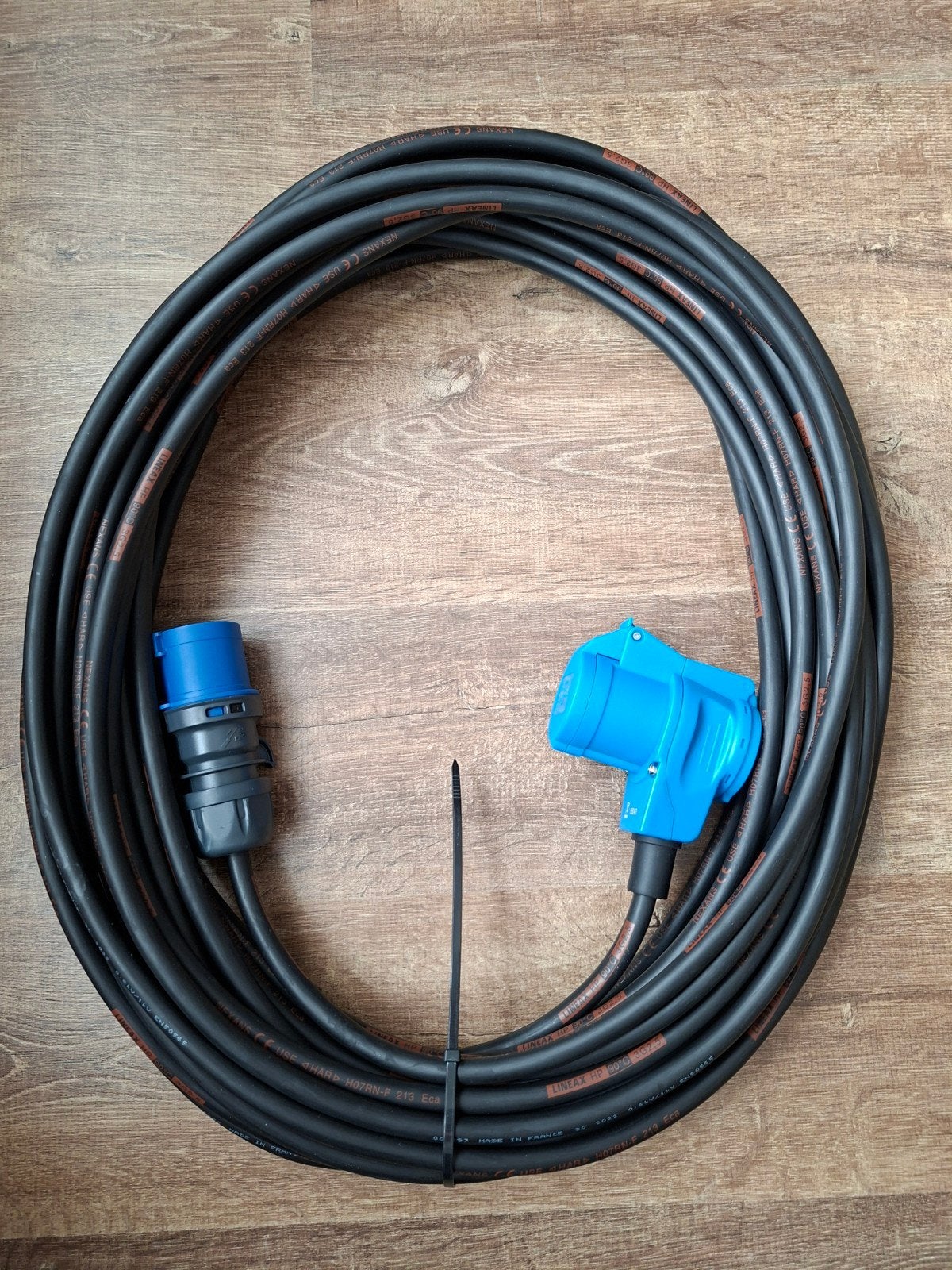 25m Lineax Neopreen H07RN-F 3x2,5mm2 Haakse CEE Verlengkabel, Ophalen of Verzenden, Nieuw