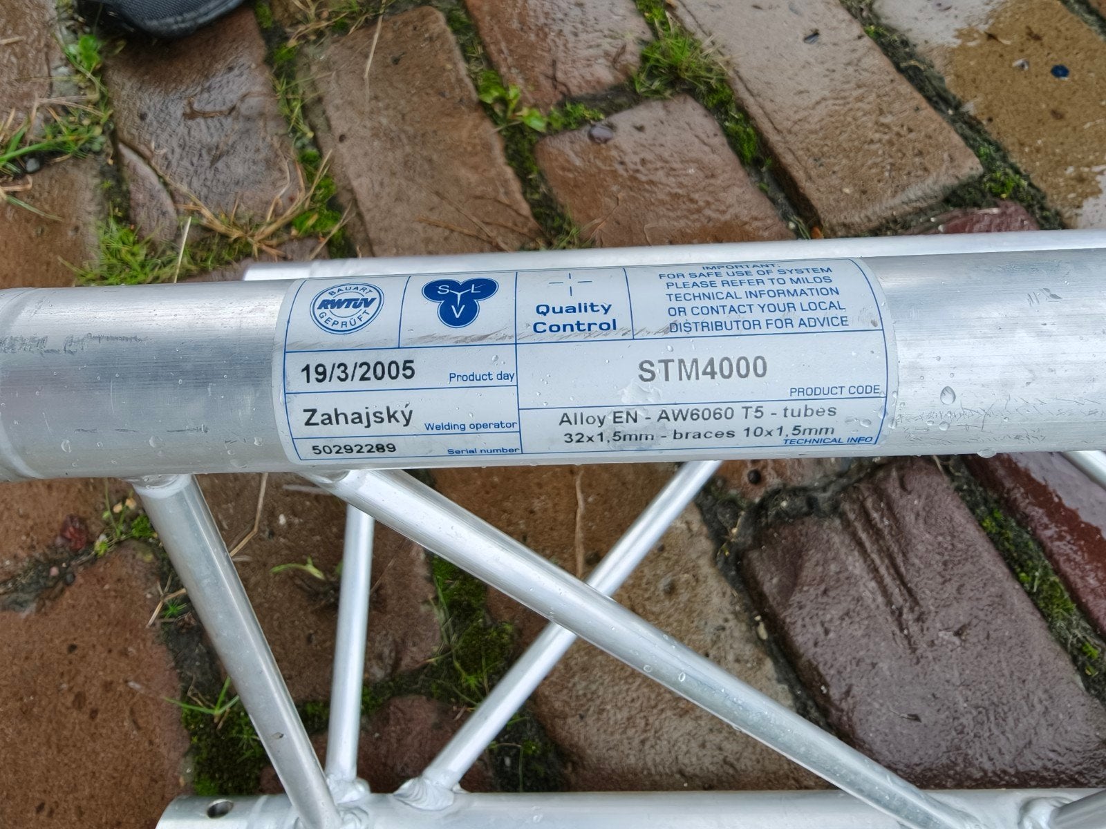 Milos Micro Truss 4 meter - Licht en Sterk, Ophalen, Gebruikt