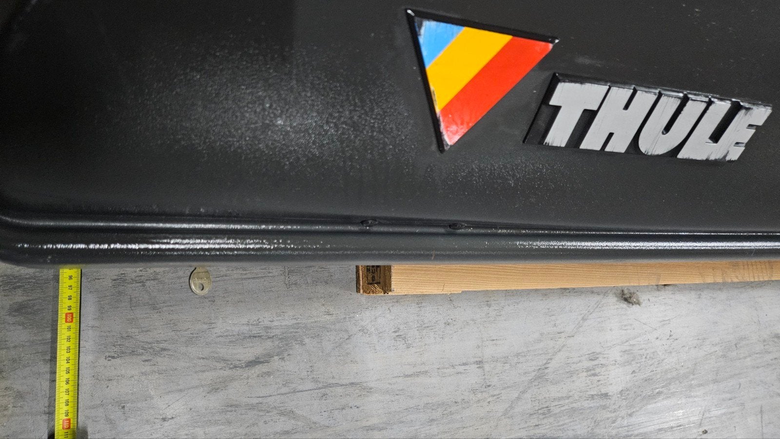 Thule Dakkoffer met Dakdragers - Gebruikt, Ophalen, Gebruikt