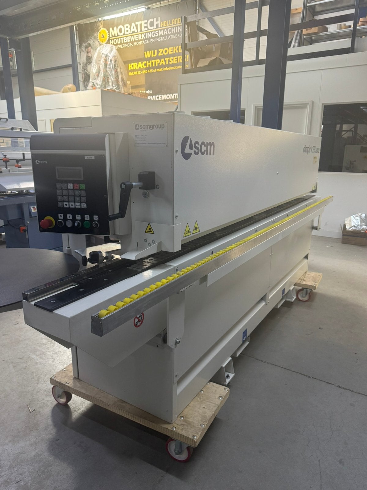 KANTENLIJMER specialist  scm voorfrees machine, Zakelijke goederen, Ophalen of Verzenden
