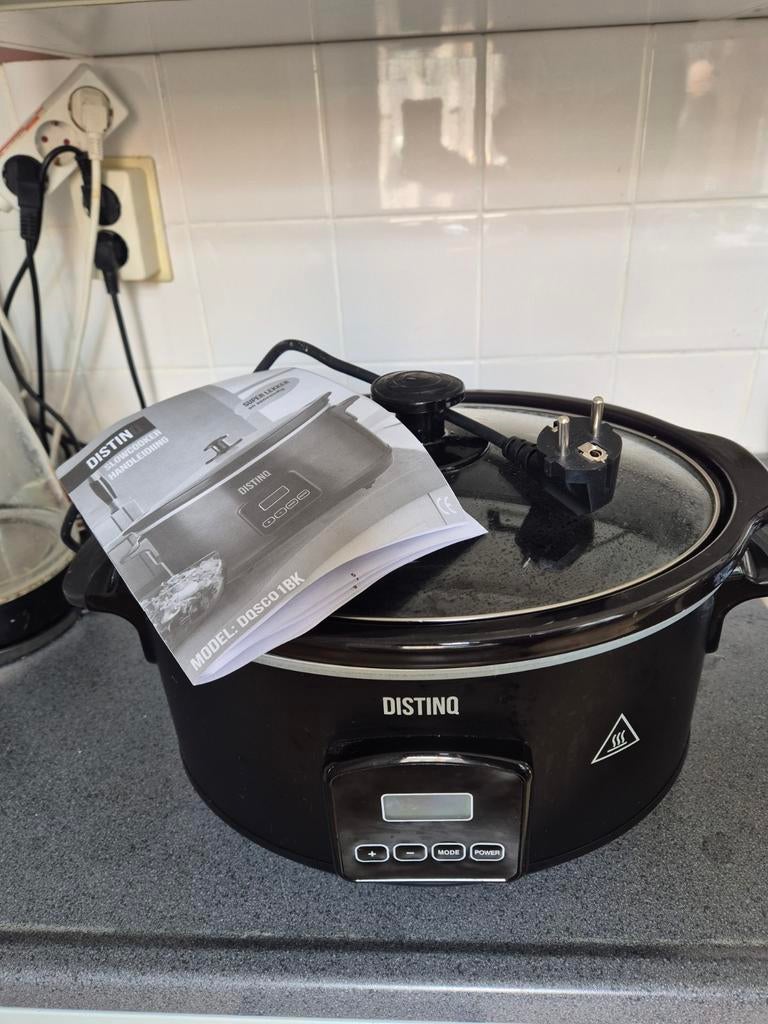 DISTINQ Slowcooker DOSCO1BK - Nieuw in doos, Ophalen of Verzenden, Nieuw