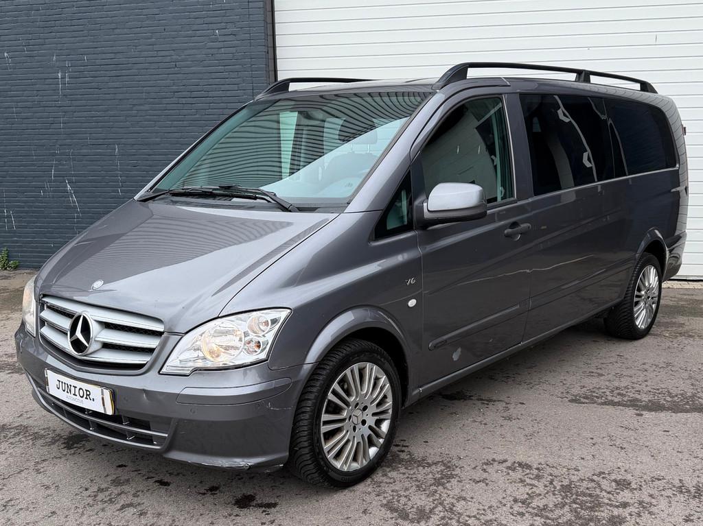 Mercedes-Benz Vito 122 CDI 343 DC Luxe V6 AUTOMAAT/BTW/CRUIS, Automaat, Euro 5, Gebruikt, Zwart