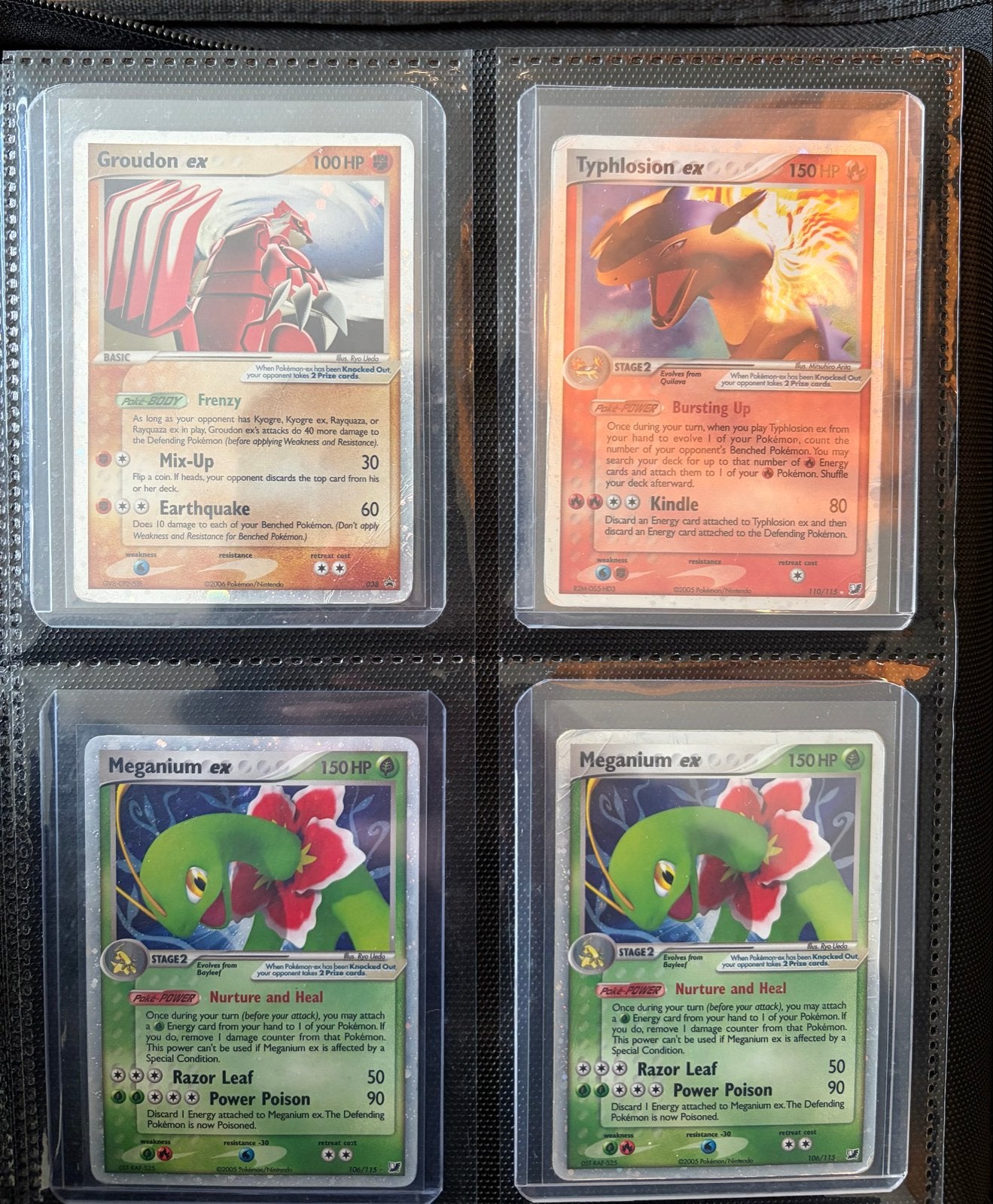 Vintage Pokémon kaarten 2005/2006, Ophalen of Verzenden, Gebruikt, Meerdere kaarten, Foil