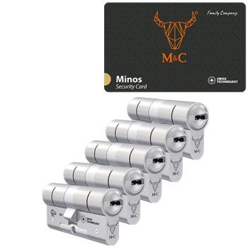 M&C Minos 5x gelijksluitend, Niet ingevuld, Niet ingevuld, Niet ingevuld