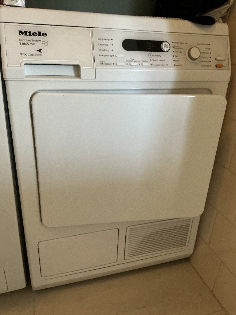 Miele Warmtepomp droger Eco Comfort, 6 tot 8 kg, Ophalen, Overige typen, 85 tot 90 cm