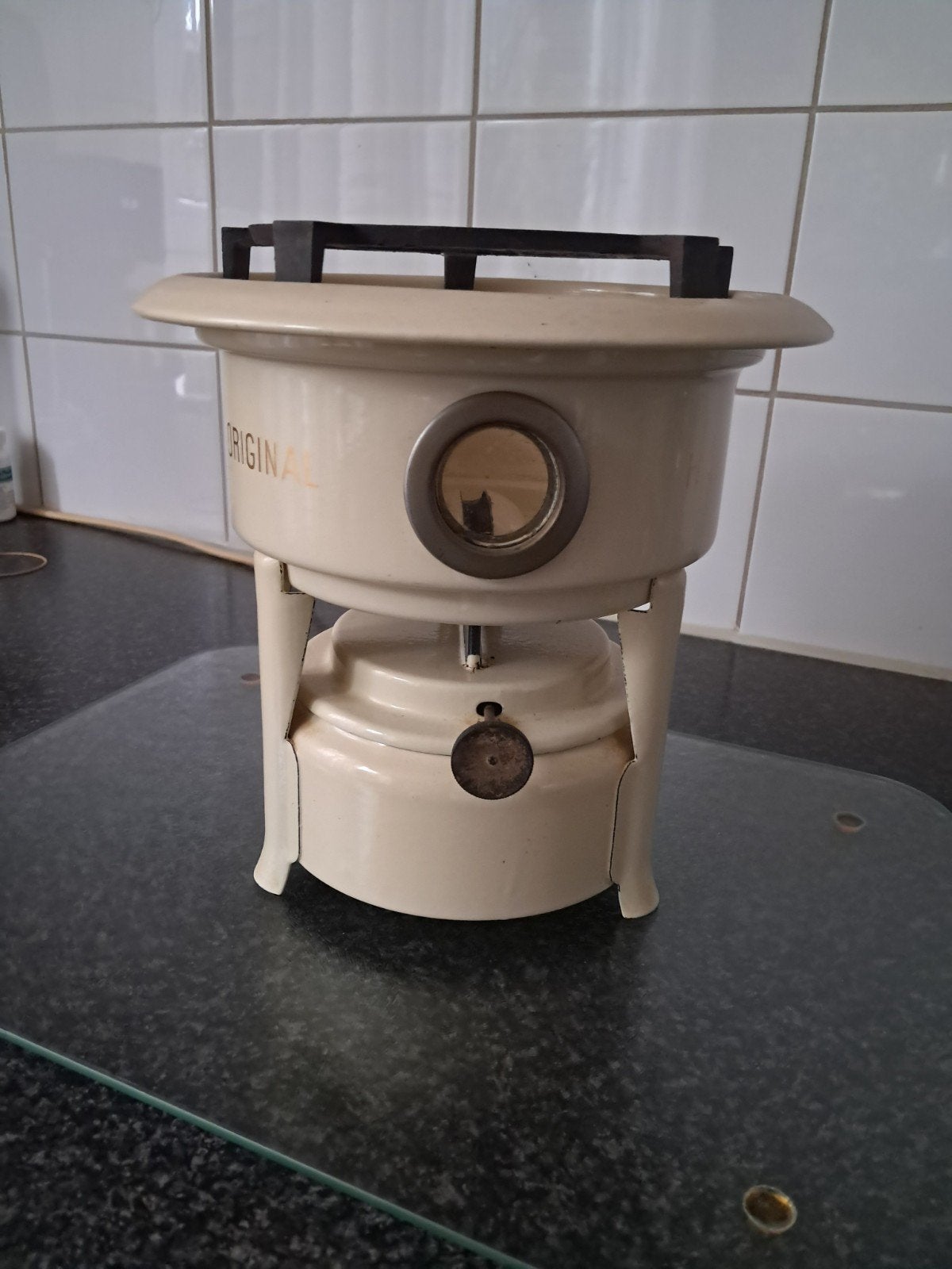 Vintage Haller Original Petroleumkachel - Crème, Ophalen