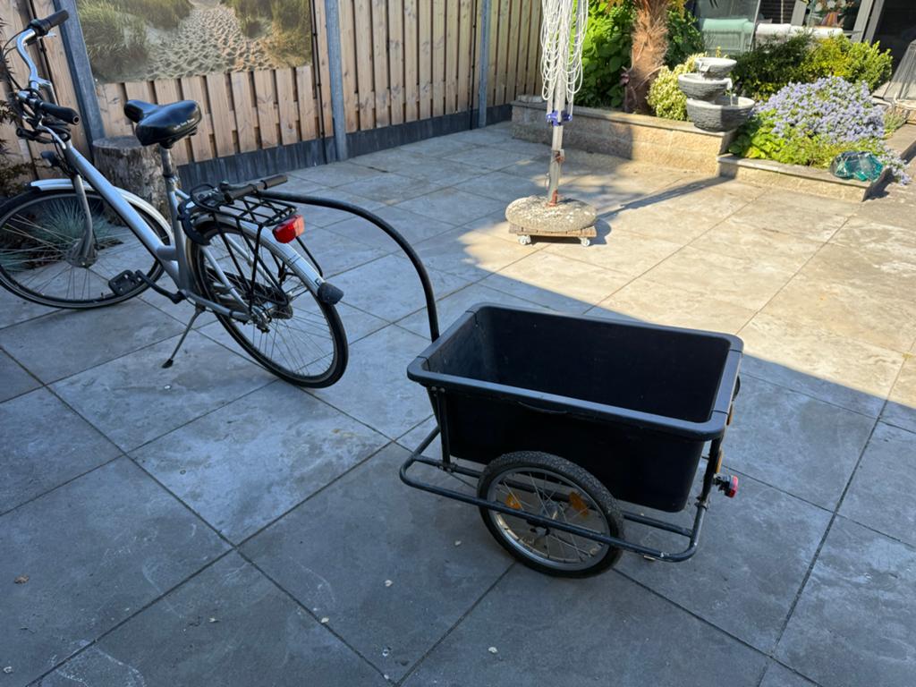 Praktische Fietsaanhanger - Ideaal voor bagage, Fietsen en Brommers, Fietsaccessoires | Aanhangers en Karren, Ophalen, Zo goed als nieuw