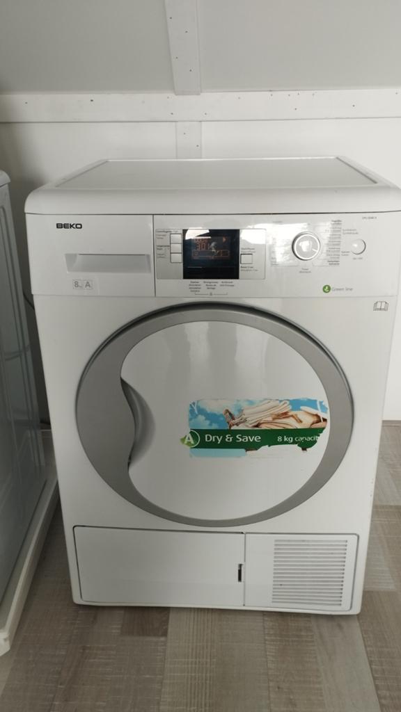 Tekoop warmtepomp droger Beko, Witgoed en Apparatuur, Wasdrogers, Ophalen, 6 tot 8 kg, Overige typen, Zo goed als nieuw
