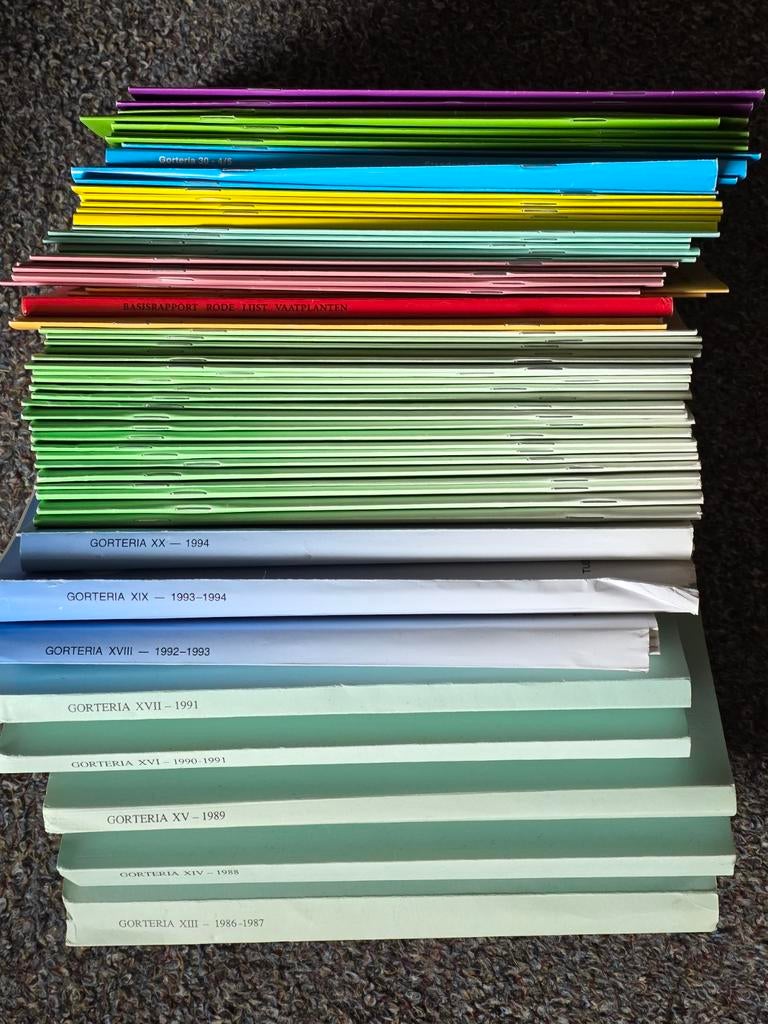 Gorteria: 20 Jaargangen Tijdschrift Flora Nederland, Boeken, Natuur, Ophalen of Verzenden, Zo goed als nieuw, Bloemen, Planten en Bomen