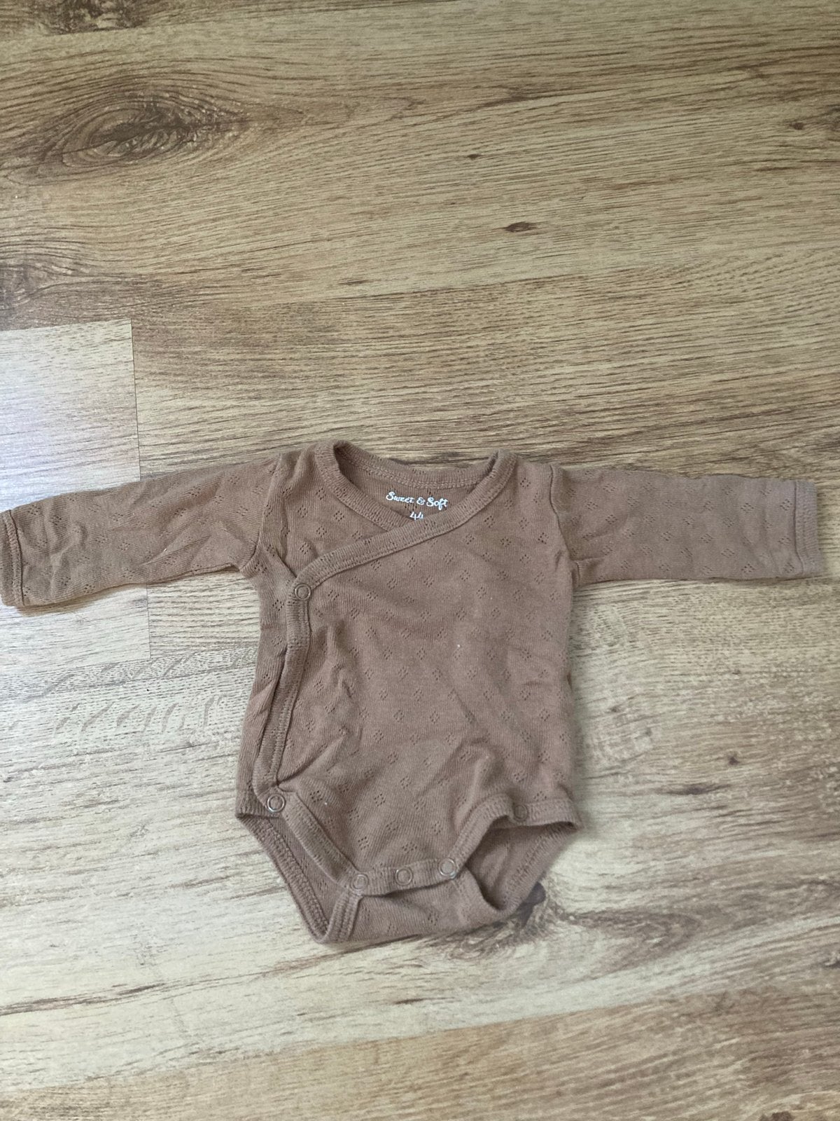 Sweet & Soft overslagromper maat 44, Kinderen en Baby's, Babykleding | Prematuur, Ophalen, Gebruikt, Jongetje of Meisje, Nacht- of Onderkleding