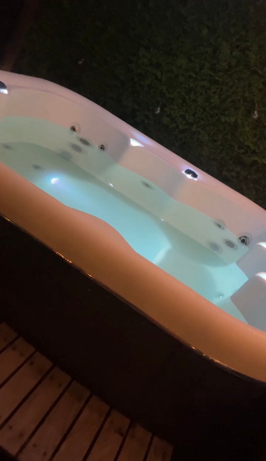 Blackpool jaccuzi spa mallorca diamond 6 persoons, Ophalen, Gebruikt, Trap, Vast
