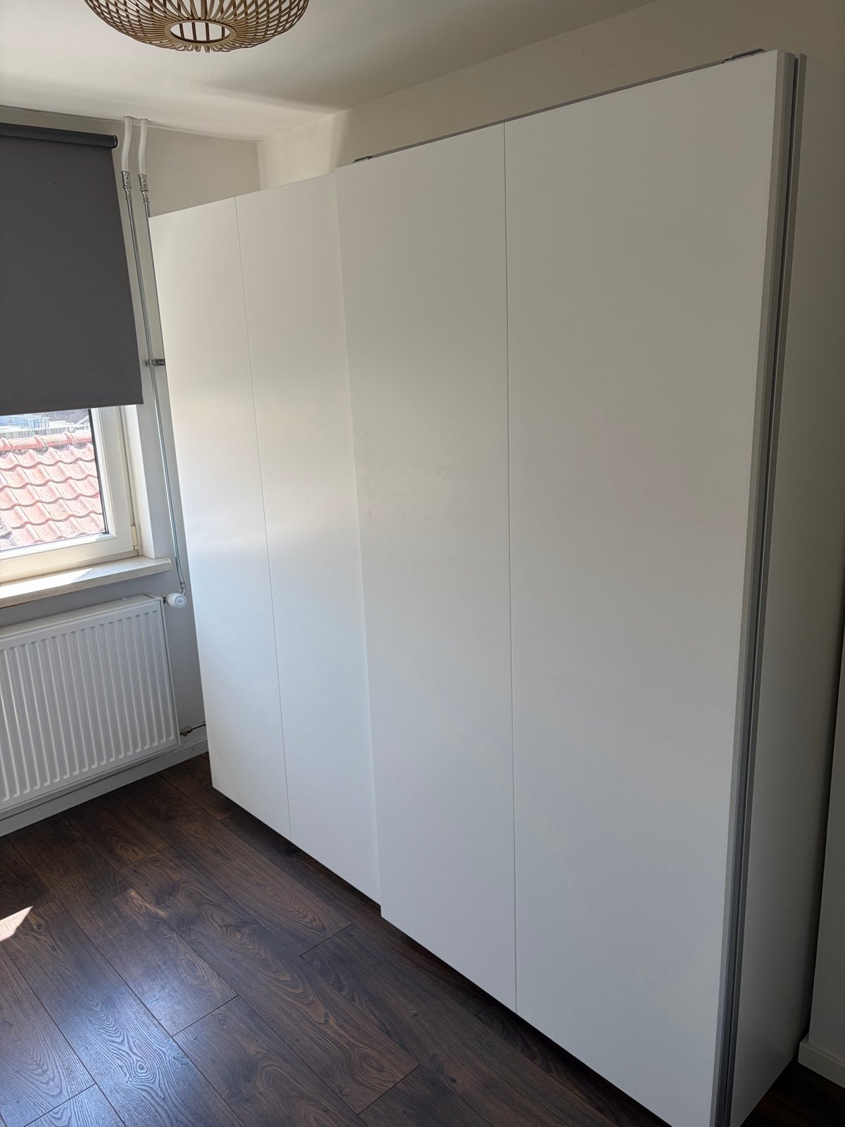 Ikea Pax Kast wit (2m x 2m) met schuifdeuren en Lades, Huis en Inrichting, Kasten | Kledingkasten, Ophalen, Gebruikt, 200 cm of meer