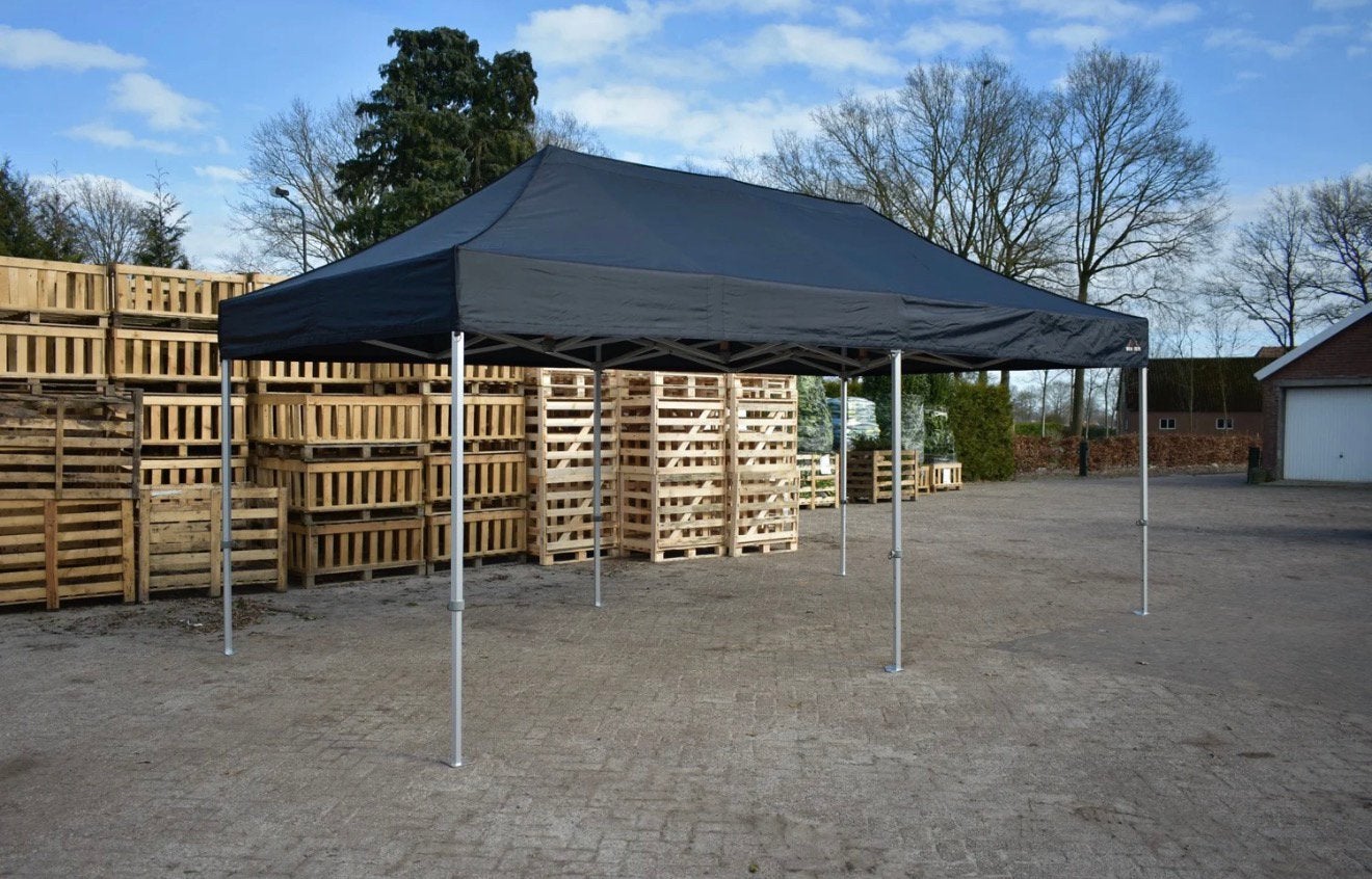 Easy up partytent 4x8m – Professional | PVC gecoat polyester, Tuin en Terras, Partytenten, Opvouwbaar, Partytent, Nieuw, 4 tot 6 meter