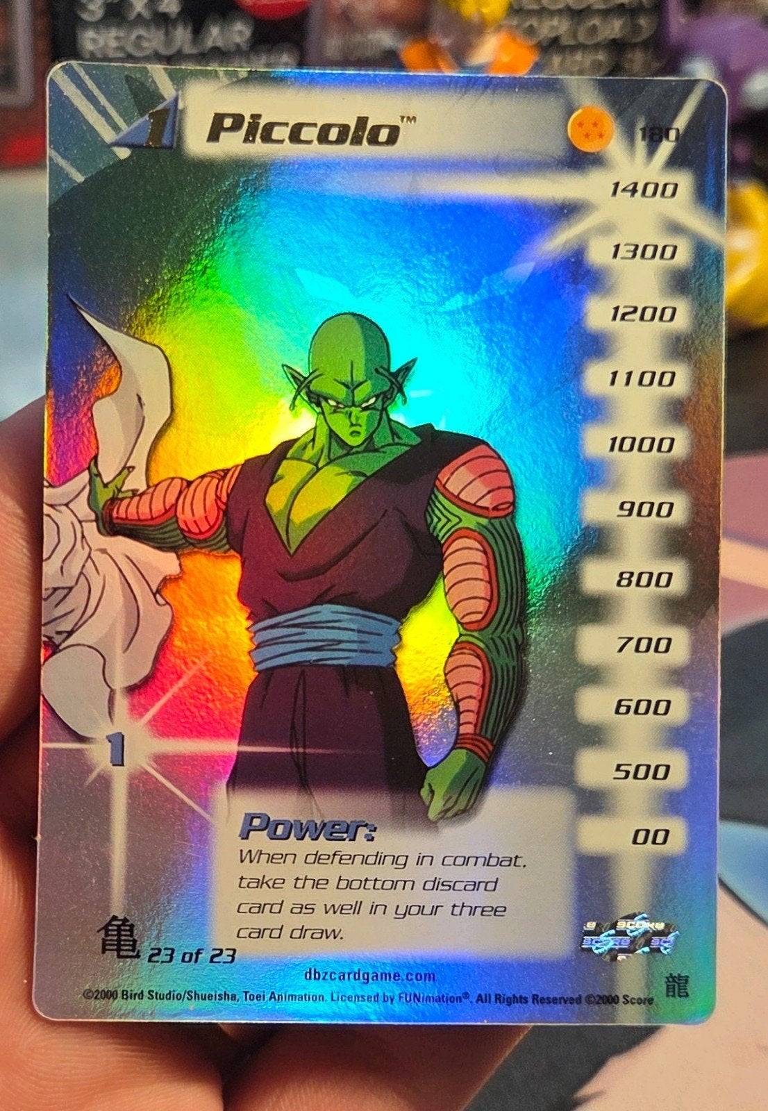 Piccolo 180 DBZ Saiyan Saga Limited - NM, Ophalen of Verzenden, Zo goed als nieuw, Meerdere kaarten