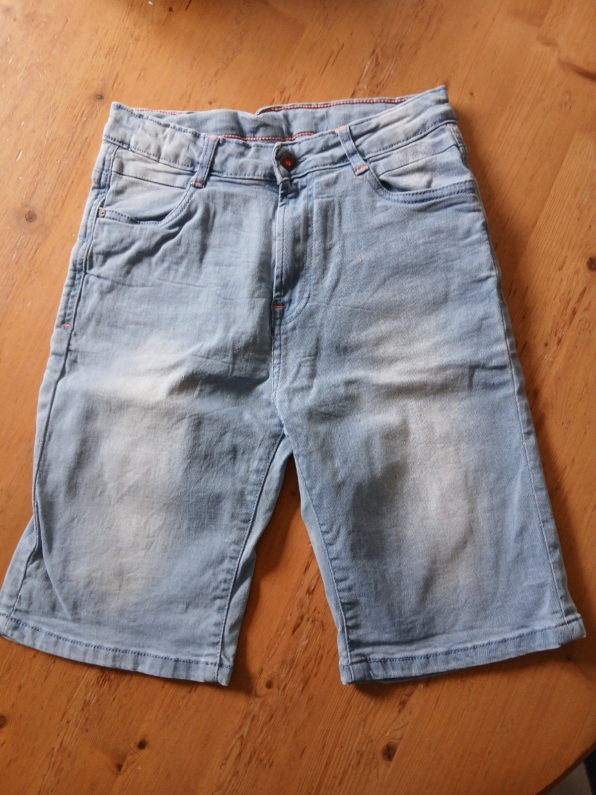 Maat 164 korte broek jeans, Broek, Zeeman, Ophalen of Verzenden, Zo goed als nieuw