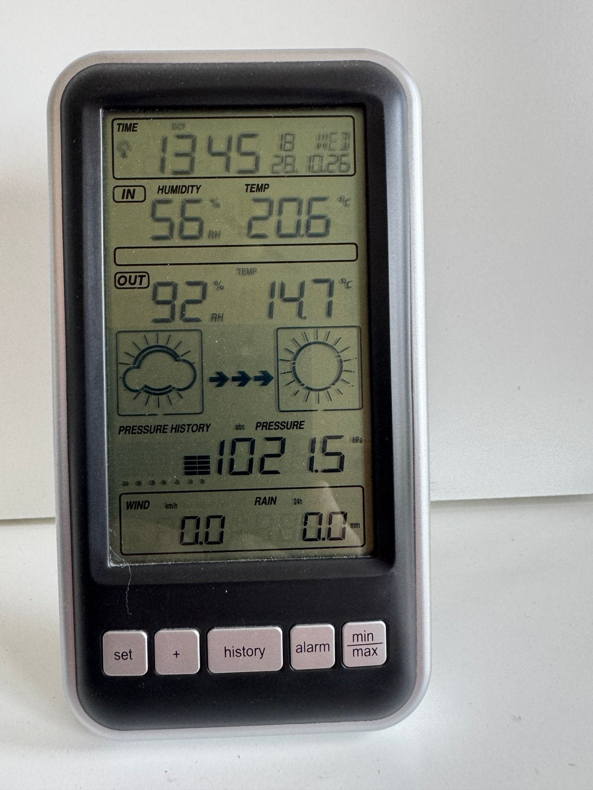 Alecto WS 3900 weerstation️, Ophalen of Verzenden, Gebruikt, Weerstation