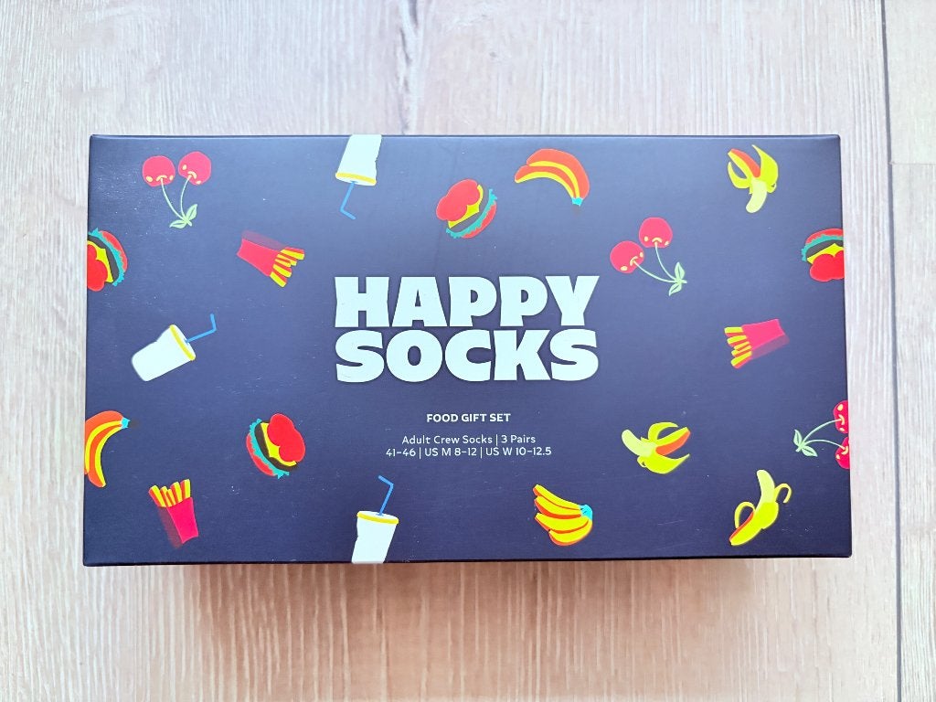 Happy socks giftset met 3 paar sokken 41/46 nieuw, Kleding | Heren, Sokken en Kousen, Overige kleuren, Ophalen of Verzenden, Happy Socks