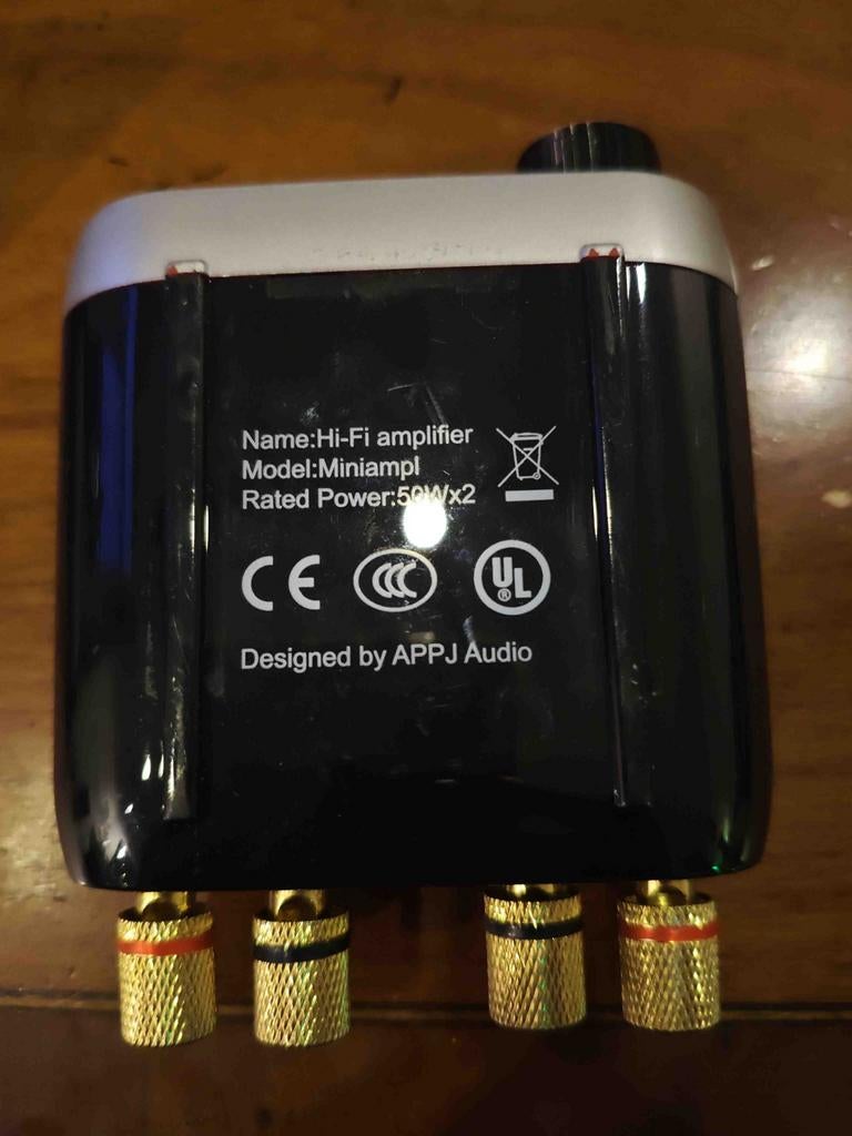 Mini Class-D Versterker 2x50W TPA3116 - evt met voeding, Audio, Tv en Foto, Versterkers en Receivers, Ophalen of Verzenden