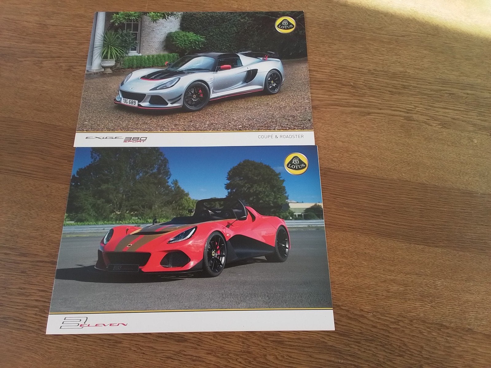 Folders Lotus 3-Eleven, Exige 380 Sport, Ophalen of Verzenden, Zo goed als nieuw, Overige merken