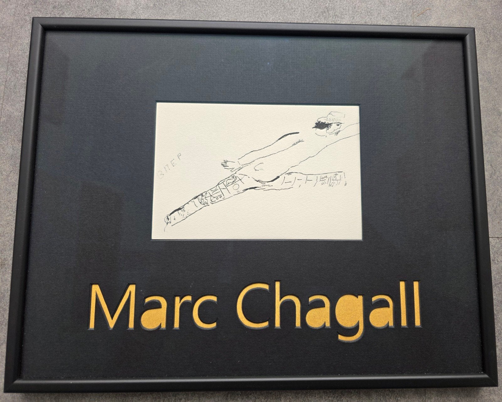 Marc Chagall - Oplage 250 stuks, 1982, ingelijst, Ophalen of Verzenden, Reproductie, Print/reproductie, Genummerd