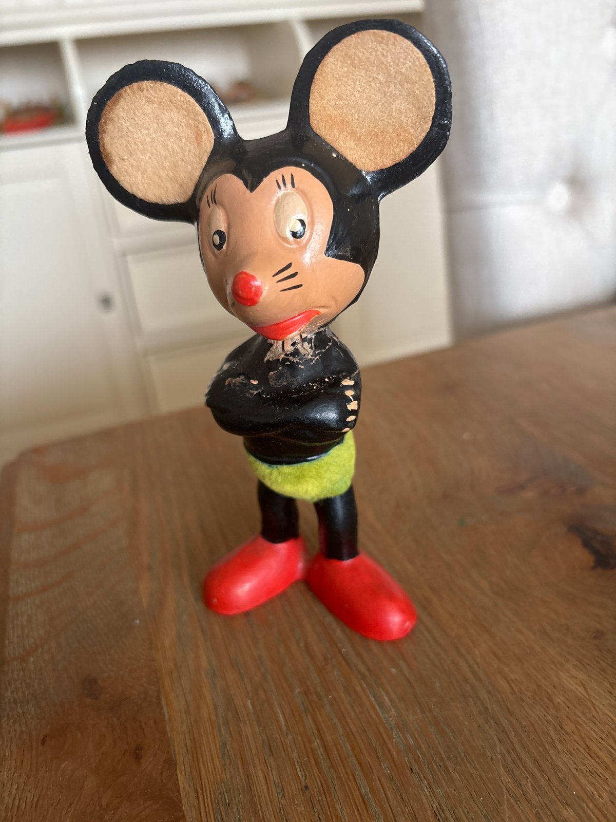 Vintage Mickey Mouse beeldje - Jaren '50/'60, Ophalen of Verzenden