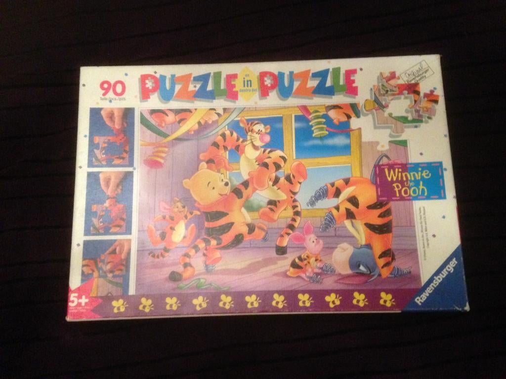 Puzzel Winnie the Pooh, Ophalen of Verzenden, Meer dan 50 stukjes, Gebruikt, 4 tot 6 jaar