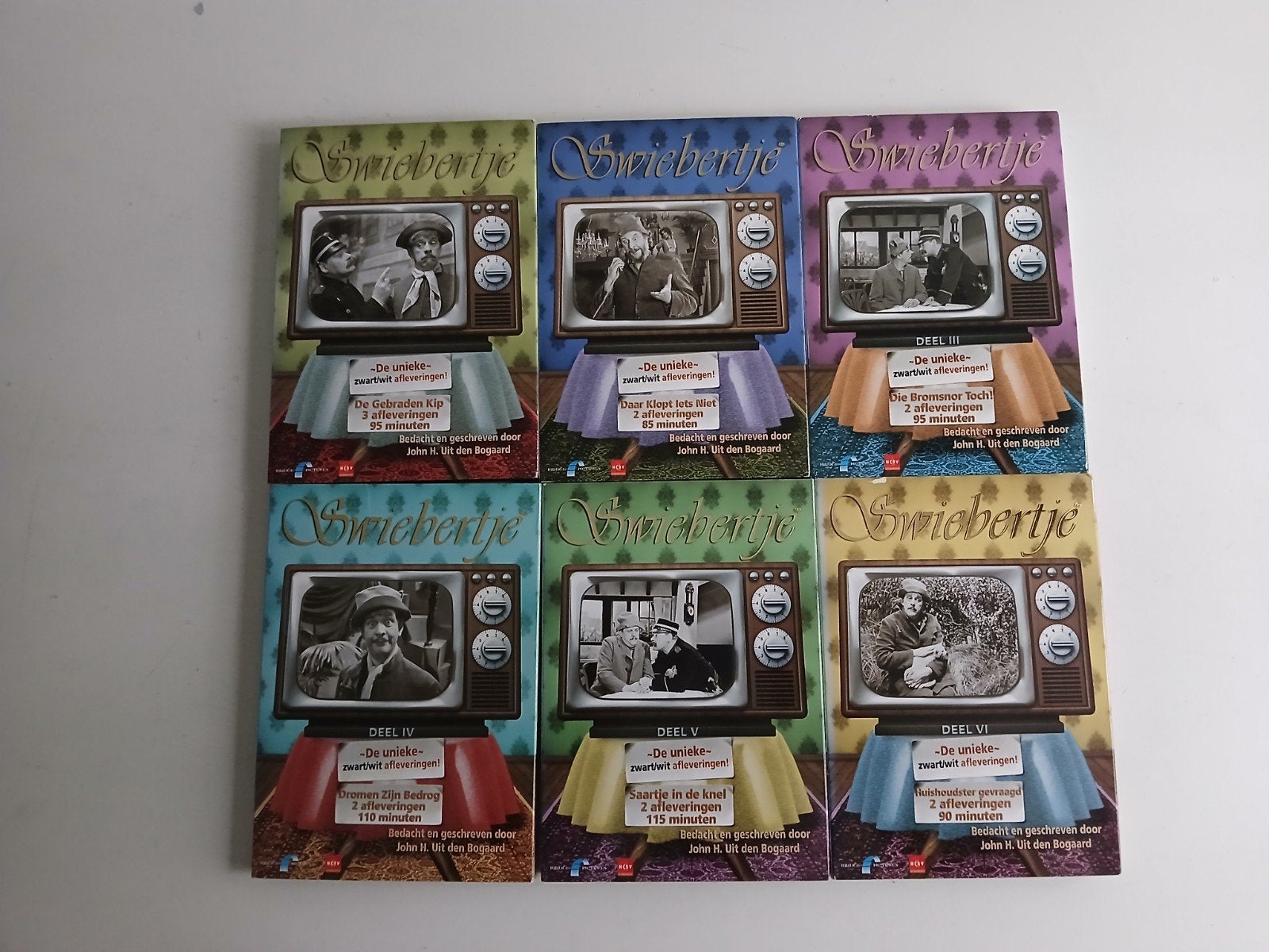 Swiebertje DVD Box - Deel I t/m VI - Complete Serie, Alle leeftijden, Nederlands, Zo goed als nieuw, Ophalen of Verzenden