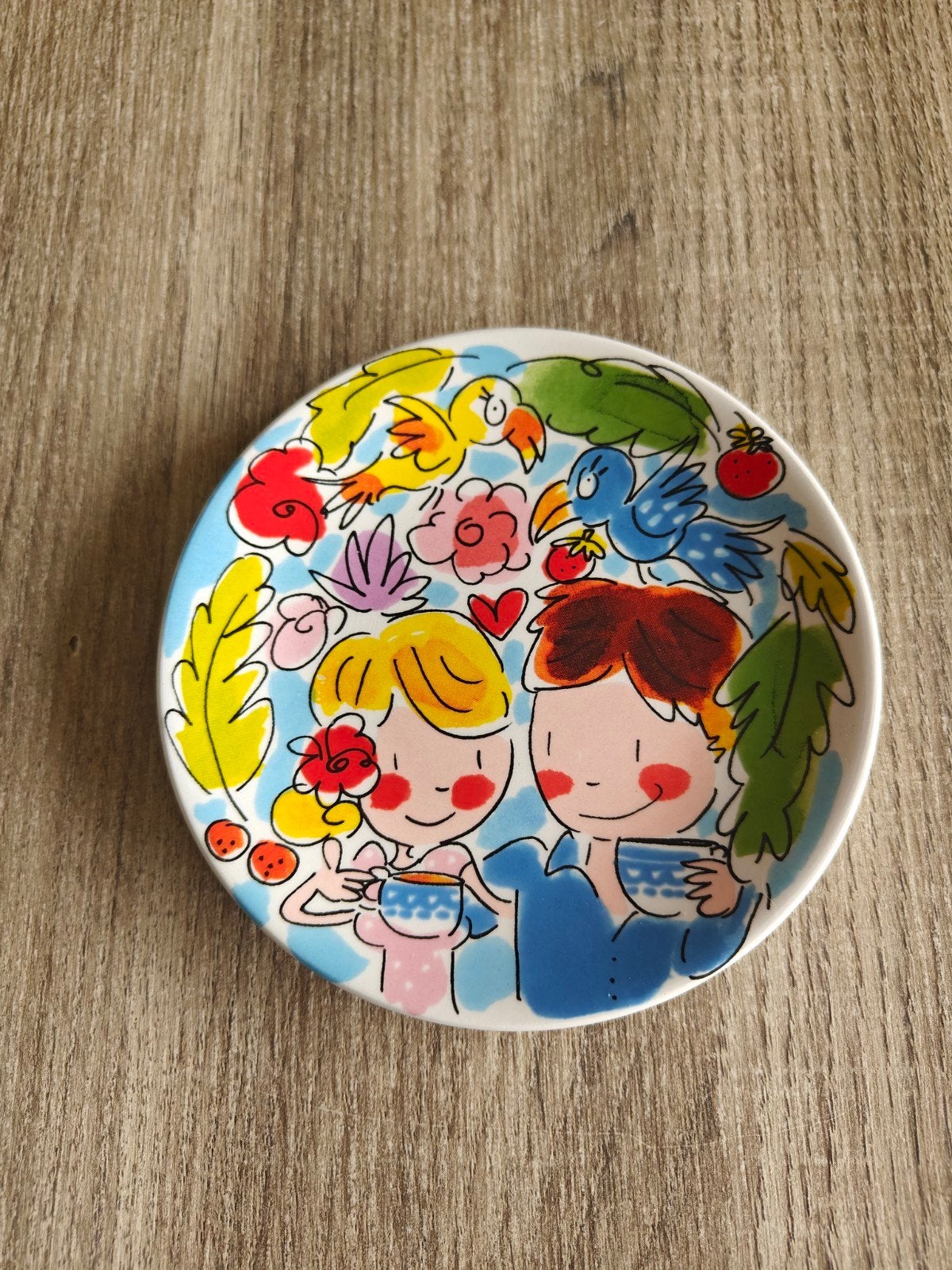 Blond Amsterdam Petit Four Paradijs ⌀12cm, Nieuw, Ophalen of Verzenden, Schaal of Schalen, Modern