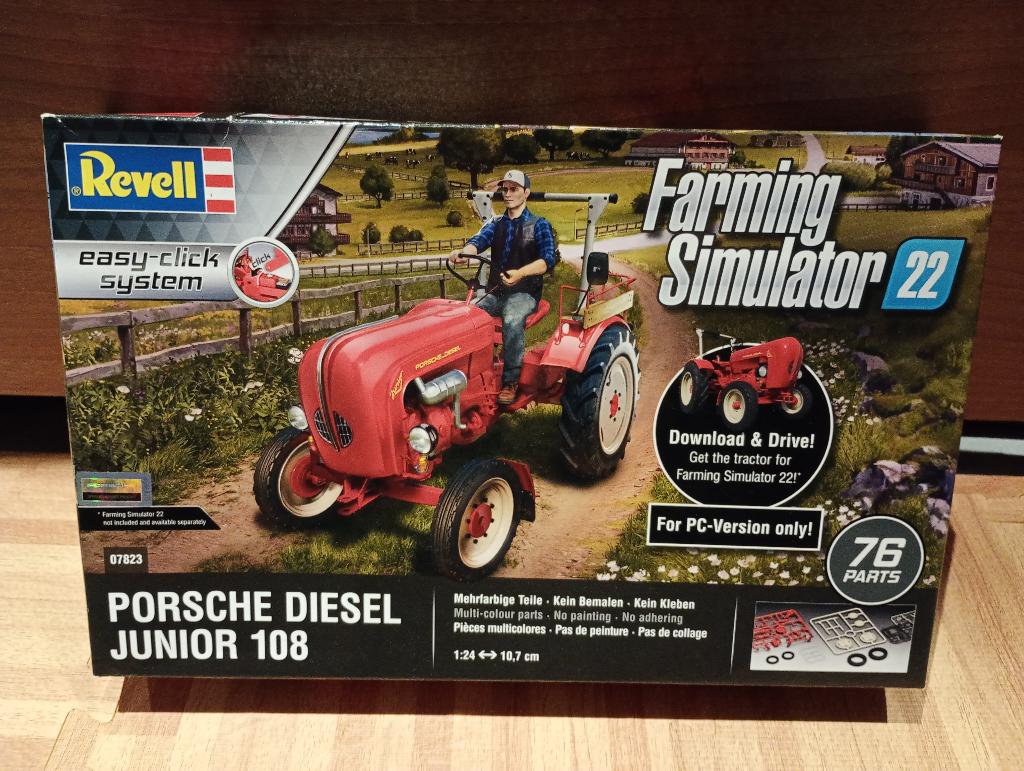 Revell Porsche Junior 108 Tractor Farming Simulator Edition, Revell, Nieuw, Ophalen of Verzenden, Groter dan 1:32