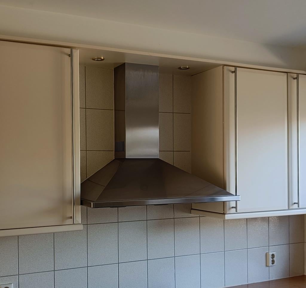 Fraaie 90 cm brede Trento afzuigkap, Ophalen, Gebruikt, Wandschouwkap, Vrijstaand