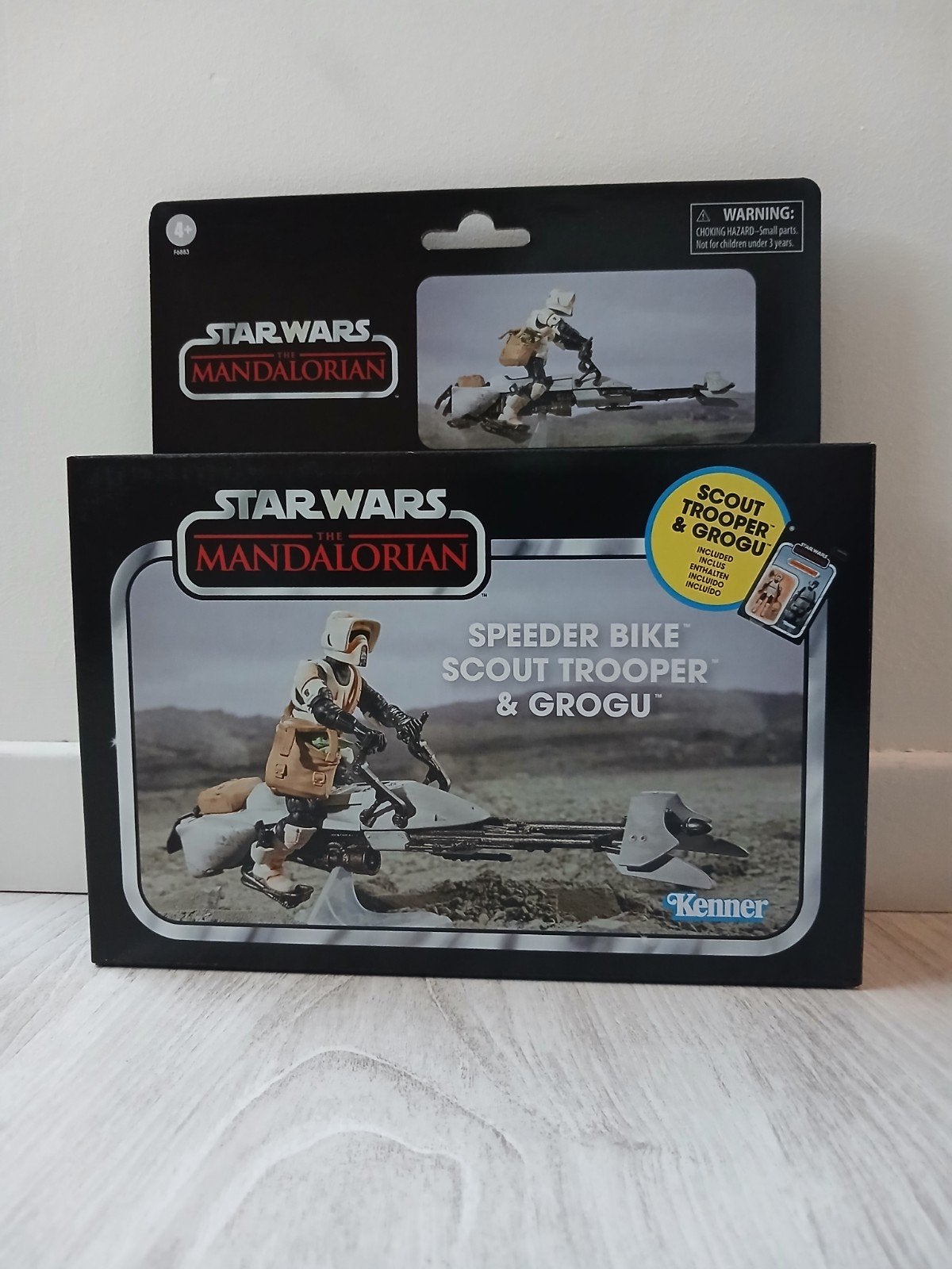 Star Wars The Vintage Collection Speeder Bike Scout & Grogu, Ophalen of Verzenden, Nieuw, Actiefiguurtje