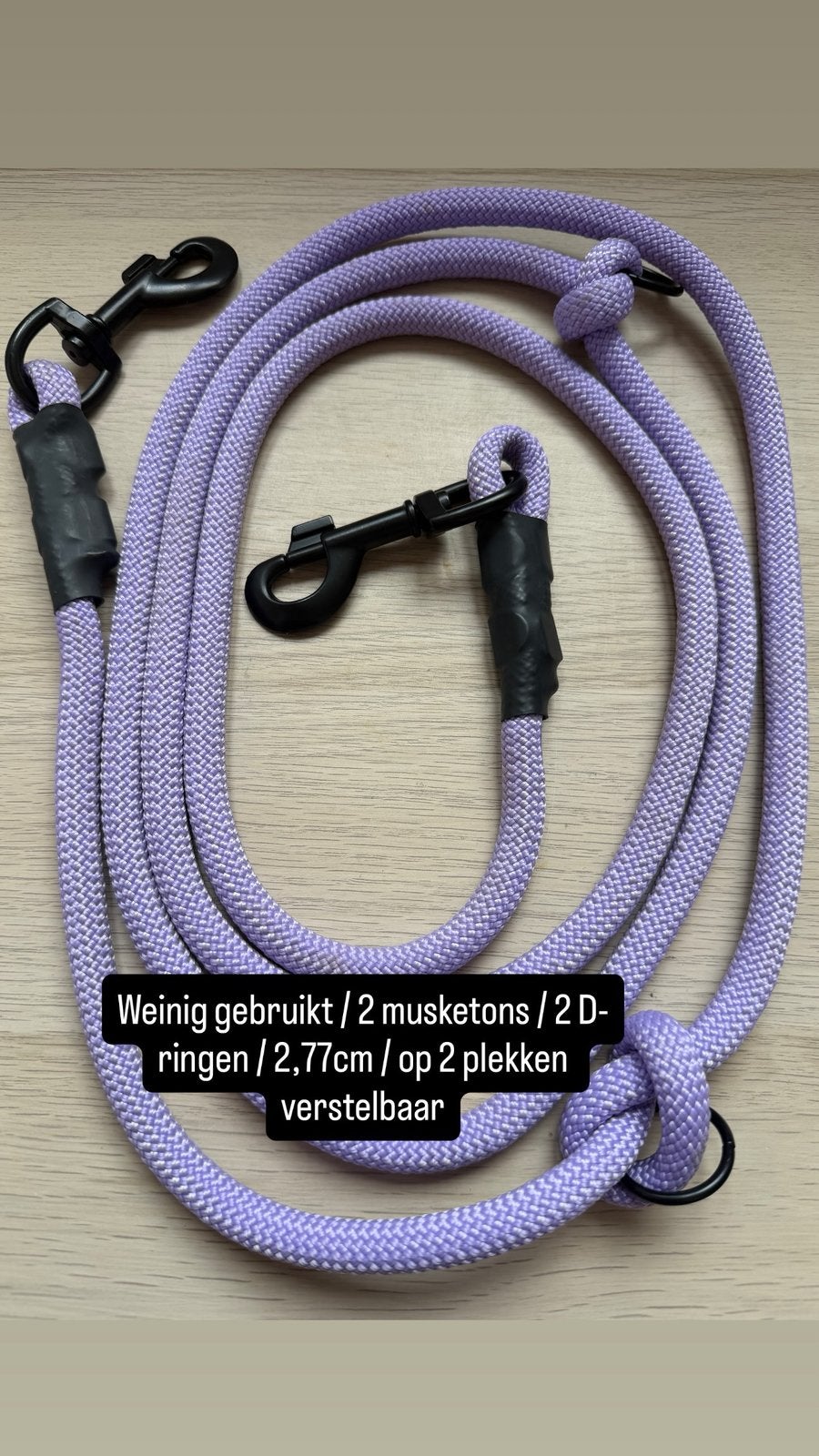 Hondenlijn, Dieren en Toebehoren, Hondenriemen, Ophalen of Verzenden, Zo goed als nieuw