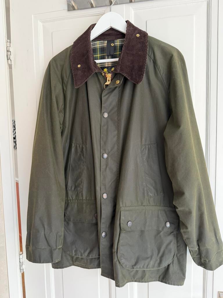 Groene  Barbour Bedale jas maat 46 - zo goed als nieuw, Kleding | Dames, Jassen | Winter, Ophalen of Verzenden, Zo goed als nieuw