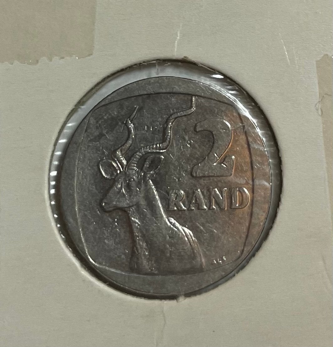 2 rand Zuid Afrika 2000, Ophalen of Verzenden, Zuid-Afrika