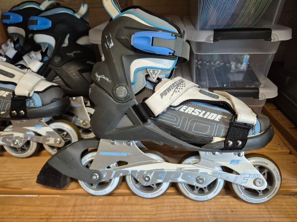 3 paar Powerslide  dames skeelers maat 40, Ophalen of Verzenden, Zo goed als nieuw, Inline skates 4 wielen, Powerslide
