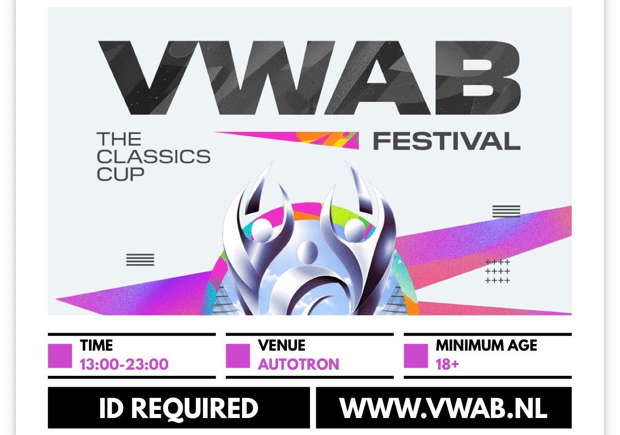 VWAB 1 x ticket, Eén persoon