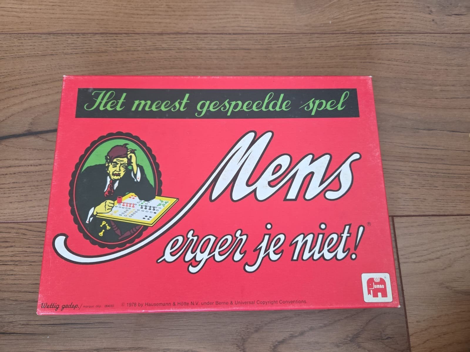 Mens erger je niet! - Compleet bordspel, Hobby en Vrije tijd, Gezelschapsspellen | Bordspellen, Ophalen of Verzenden