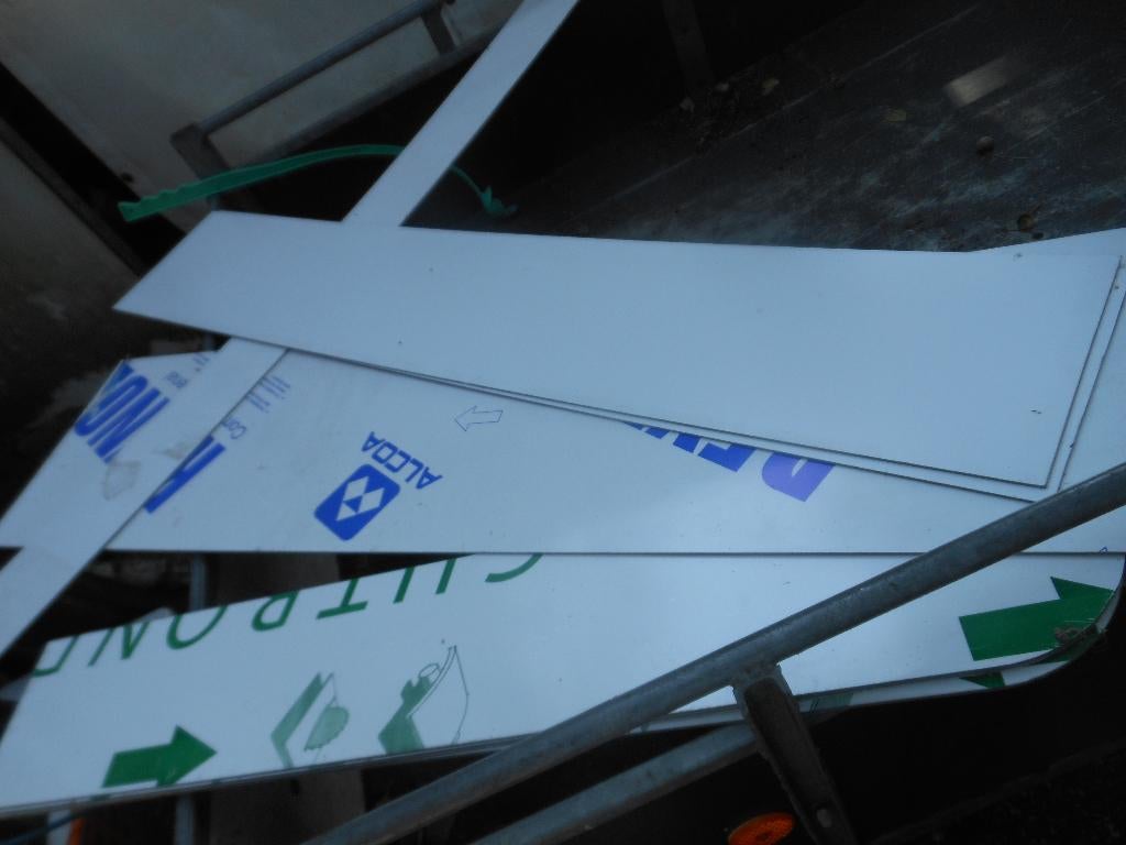 aluminium dibont platen, Ophalen, Zo goed als nieuw, Overige materialen